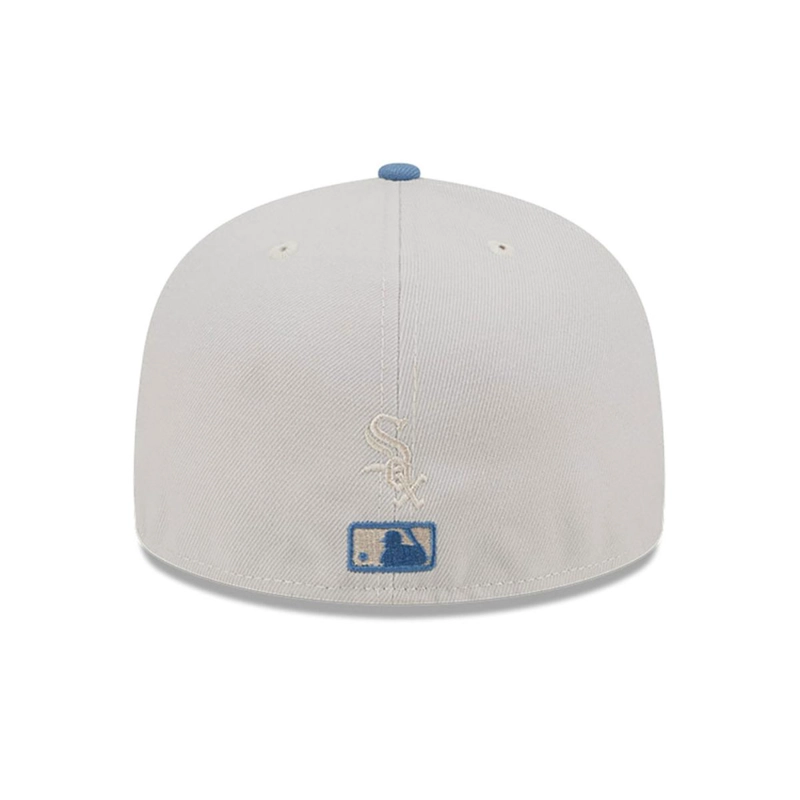 GORRA 59FIFTY CHICAGO BLANCO SOX COLOR BRUSH BEIGE - 3