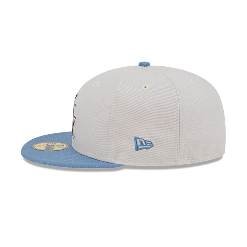 GORRA 59FIFTY CHICAGO BLANCO SOX COLOR BRUSH BEIGE - 4