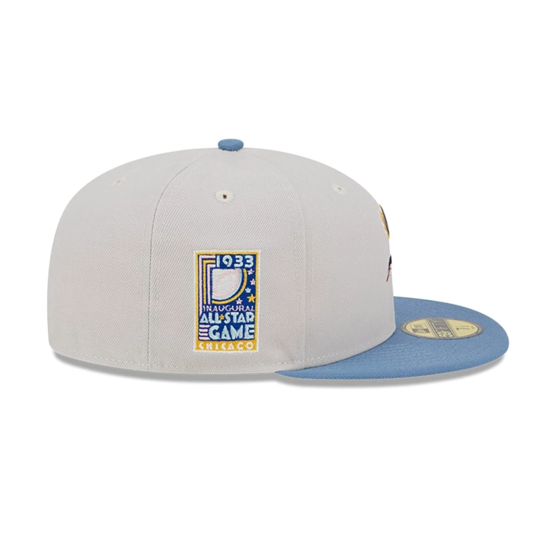 GORRA 59FIFTY CHICAGO BLANCO SOX COLOR BRUSH BEIGE - 6