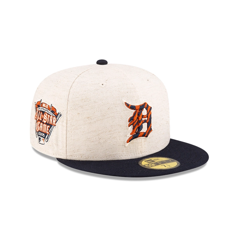 GORRA 59FIFTY DETROIT TIGERS HEMP NATURAL BLANCO - 2