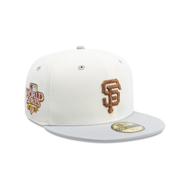 GORRA 59FIFTY SAN FRANCISCO GIANTS MLB WOODEN WHITE - 1