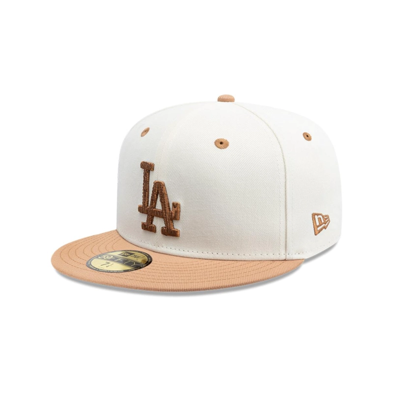 GORRA 59FIFTY LOS ANGELES DODGERS MLB WOODEN BLANCO - 2