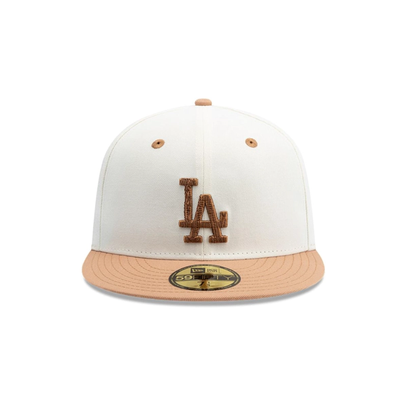 GORRA 59FIFTY LOS ANGELES DODGERS MLB WOODEN BLANCO - 3