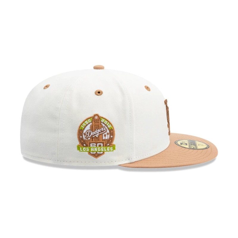 GORRA 59FIFTY LOS ANGELES DODGERS MLB WOODEN BLANCO - 4