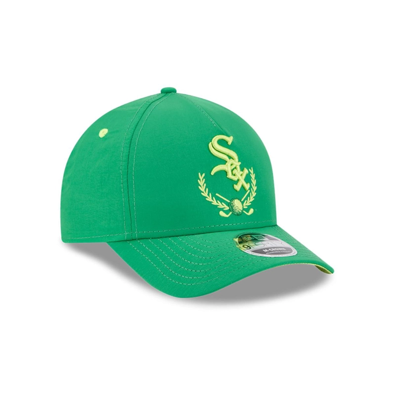 GORRA 9FORTY CHICAGO WHITE SOX TEE TIME GREEN MED - 2