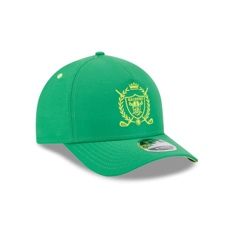 GORRA 9FORTY LAS VEGAS RAIDERS TEE TIME GREEN MED - 2