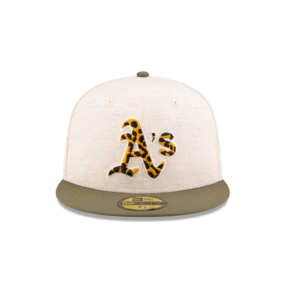 GORRA 59FIFTY OAKLAND ATHLETICS HEMP NATURAL BEIGE - 3