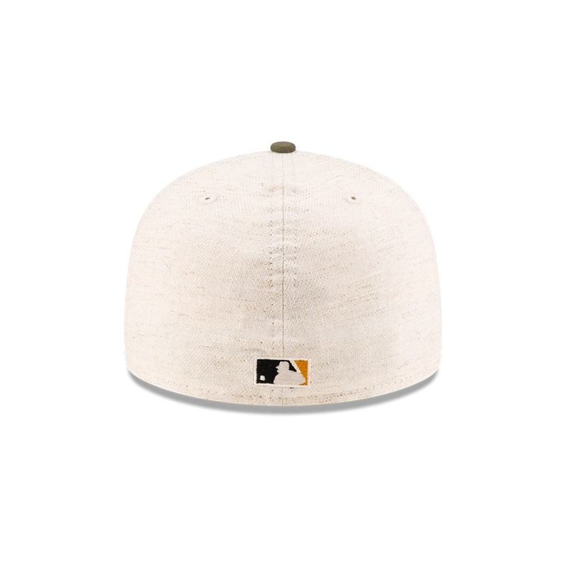 GORRA 59FIFTY OAKLAND ATHLETICS HEMP NATURAL BEIGE - 5