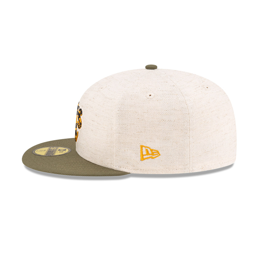 GORRA 59FIFTY OAKLAND ATHLETICS HEMP NATURAL BEIGE - 6