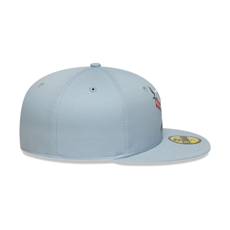 GORRA 59FIFTY LOS ANGELES DODGERS MLB FLORAL CELESTE - 5
