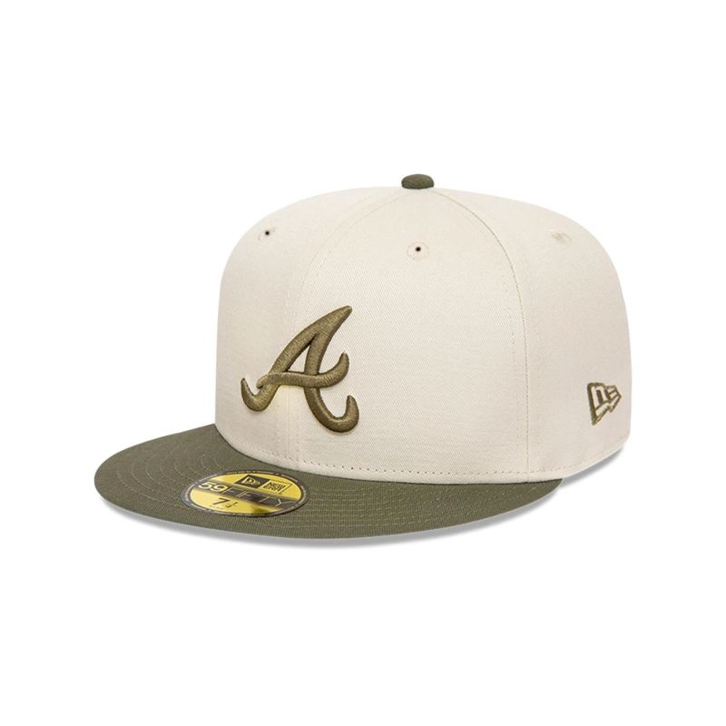 GORRA 59FIFTY ATLANTA BRAVES PASTEL PACK BEIGE - 2