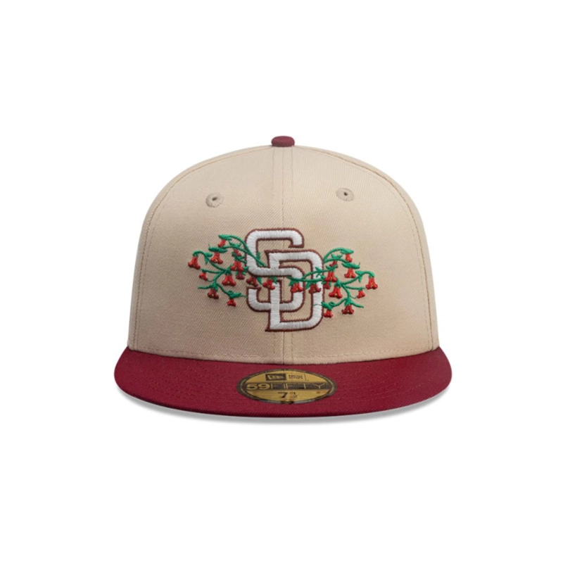 GORRA 59FIFTY SAN DIEGO PADRES MLB CITY ELEMENTS BEIGE - 3