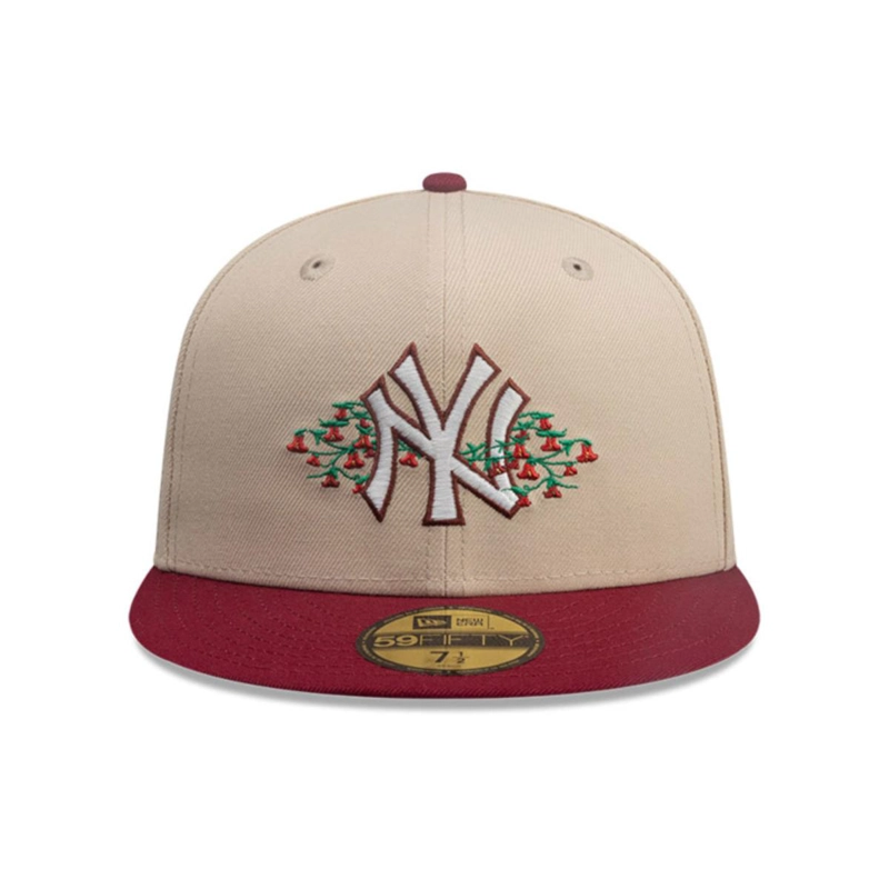 GORRA 59FIFTY NEW YORK YANKEES MLB CITY ELEMENTS BEIGE - 2
