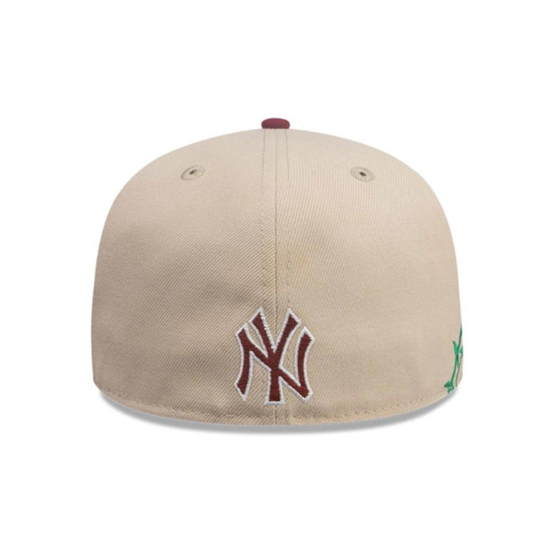 GORRA 59FIFTY NEW YORK YANKEES MLB CITY ELEMENTS BEIGE - 4