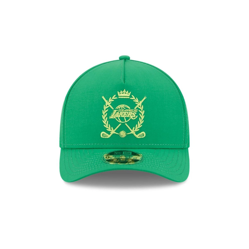 GORRA 9FORTY LOS ANGELES LAKERS TEE TIME VERDE - 3