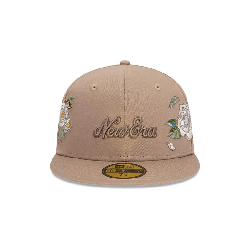 GORRA 59FIFTY FLOWER ICON BEIGE - 3