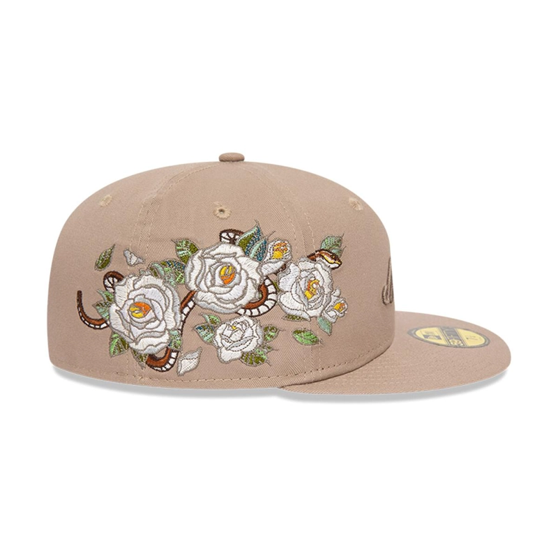 GORRA 59FIFTY FLOWER ICON BEIGE - 4