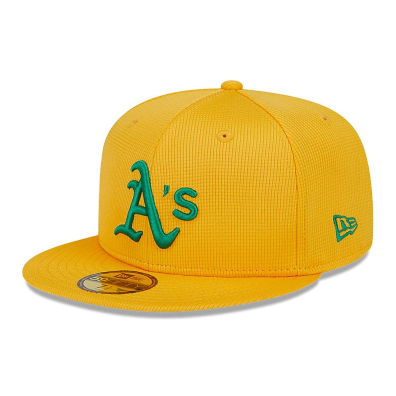 GORRA 59FIFTY OAKLAND ATHLETICS  SPRING TRAINING VERDE - 1