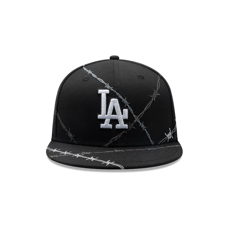 GORRA NEW ERA 59FIFTY LOS ANGELES DODGERS WIRE NEGRO - 2