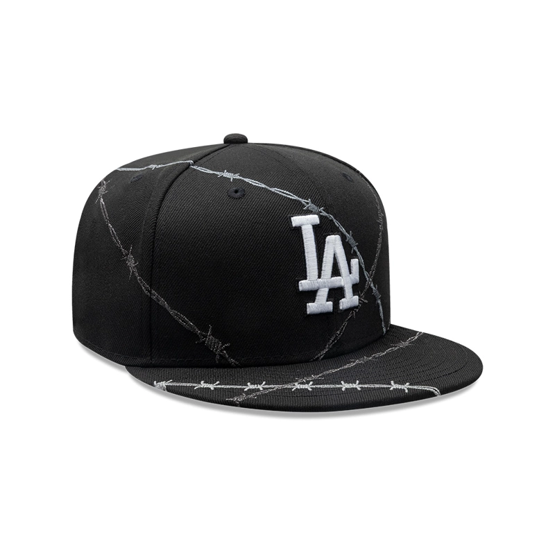 GORRA NEW ERA 59FIFTY LOS ANGELES DODGERS WIRE NEGRO - 3
