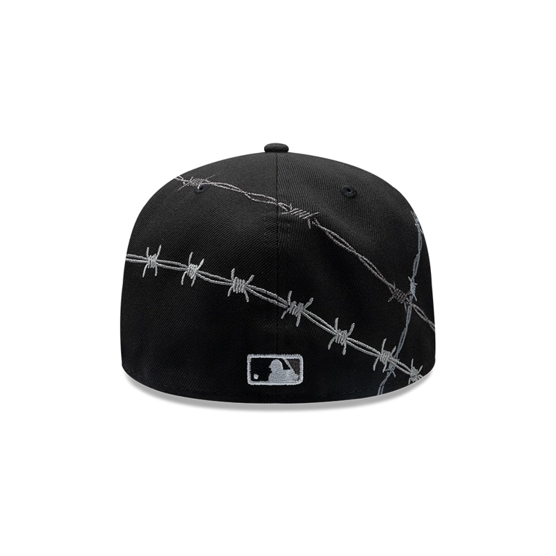 GORRA NEW ERA 59FIFTY LOS ANGELES DODGERS WIRE NEGRO - 4