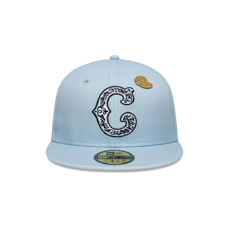 GORRA 59FIFTY CHICAGO CUBS COOPS SEASONAL PASTEL BLUE - 3