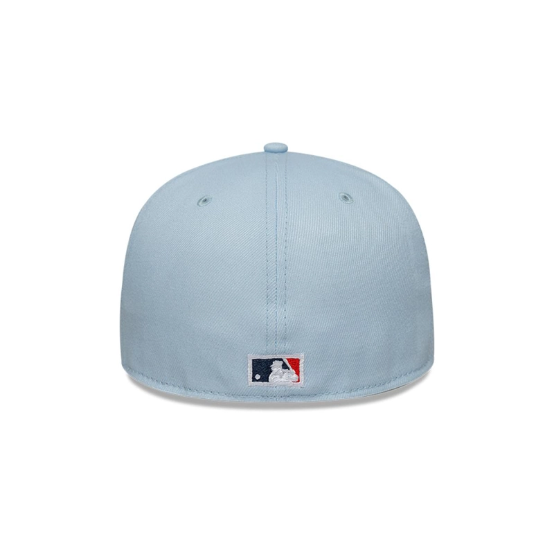 GORRA 59FIFTY CHICAGO CUBS COOPS SEASONAL PASTEL BLUE - 5