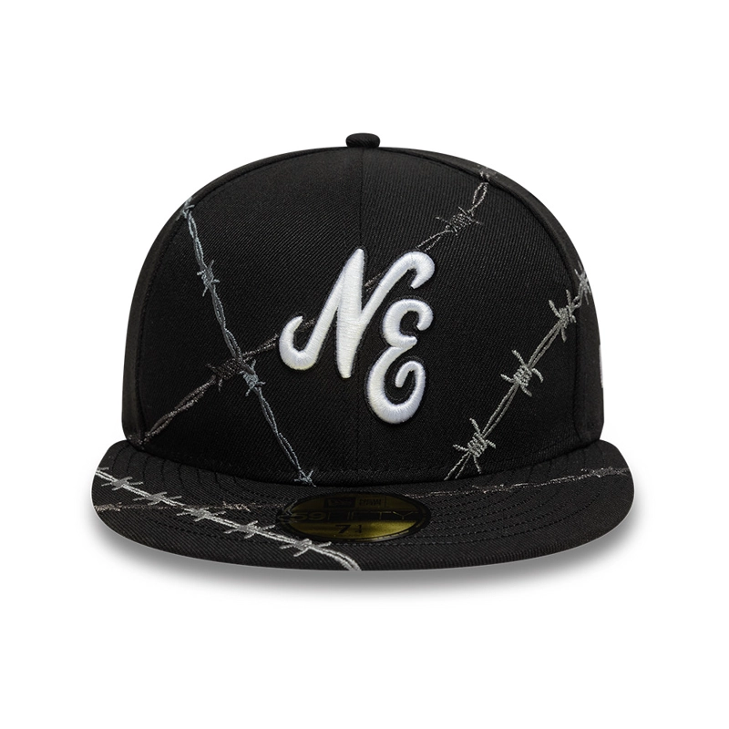 GORRA NEW ERA 59FIFTY  WIRE NEGRO - 2