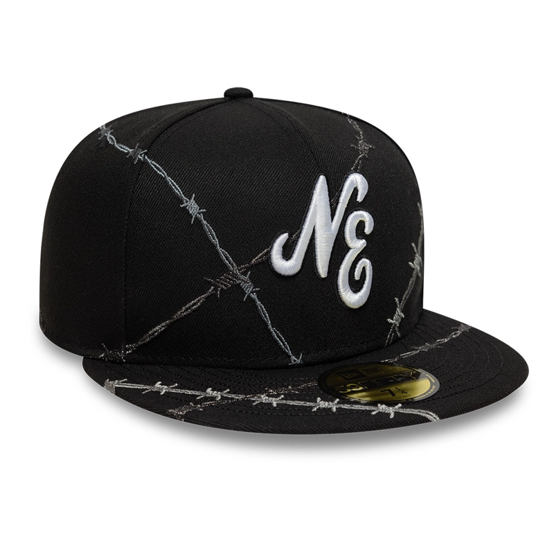 GORRA NEW ERA 59FIFTY  WIRE NEGRO - 3
