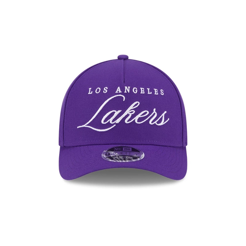 GORRA 9FORTY LOS ANGELES LAKERS NBA 2025 NBA DRAFT MORADO - 3