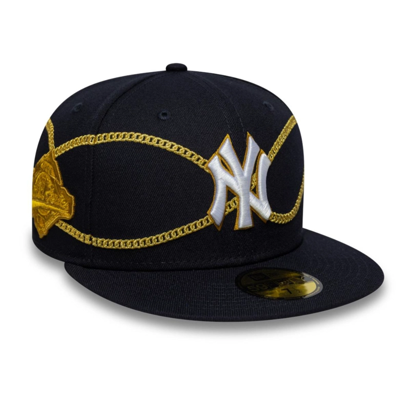 GORRA 59FIFTY NEW YORK YANKEES CHAIN WRAP NAVY - 2