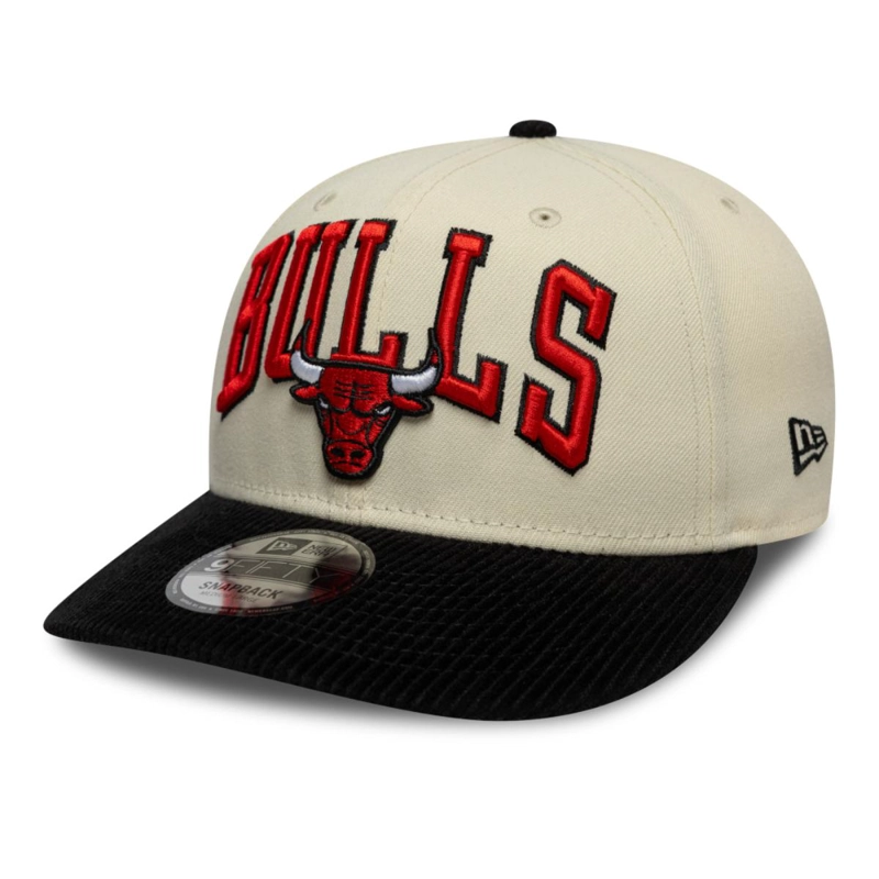 GORRA 9FIFTY CHICAGO BULLS CORD VISOR BEIGE - 1