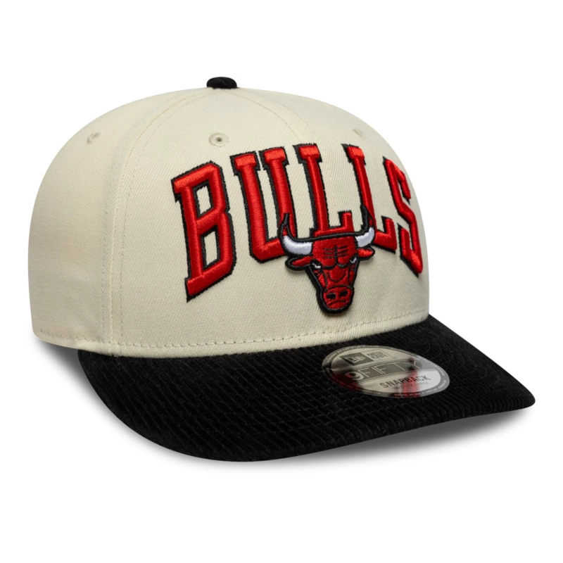 GORRA 9FIFTY CHICAGO BULLS CORD VISOR BEIGE - 2