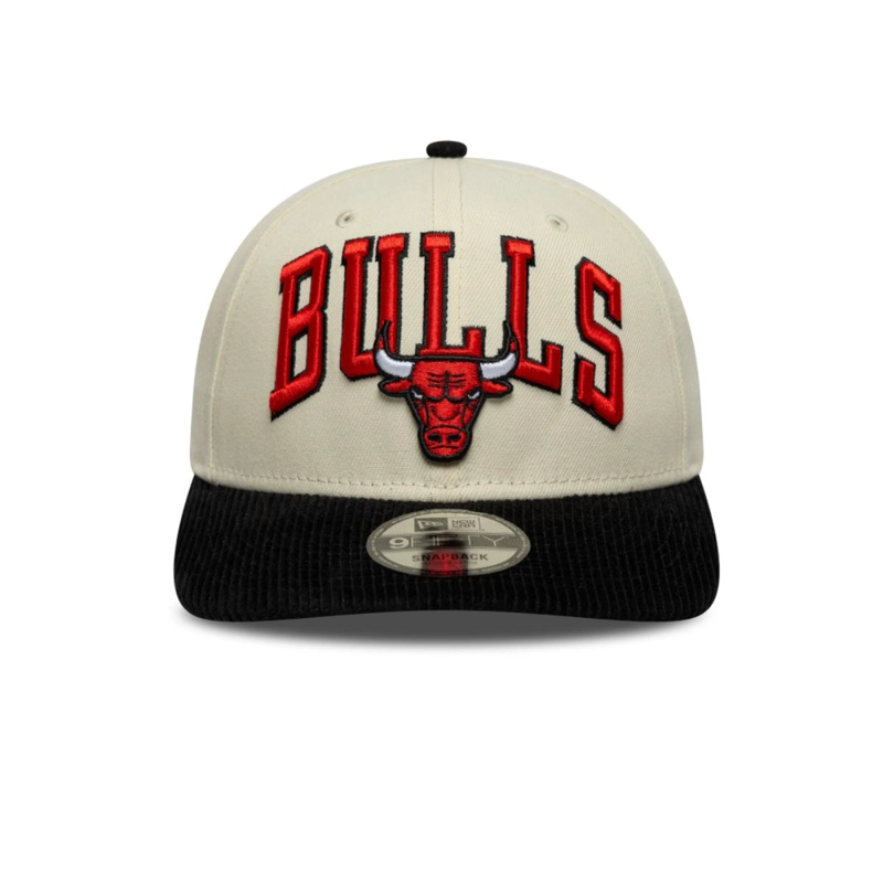 GORRA 9FIFTY CHICAGO BULLS CORD VISOR BEIGE - 3