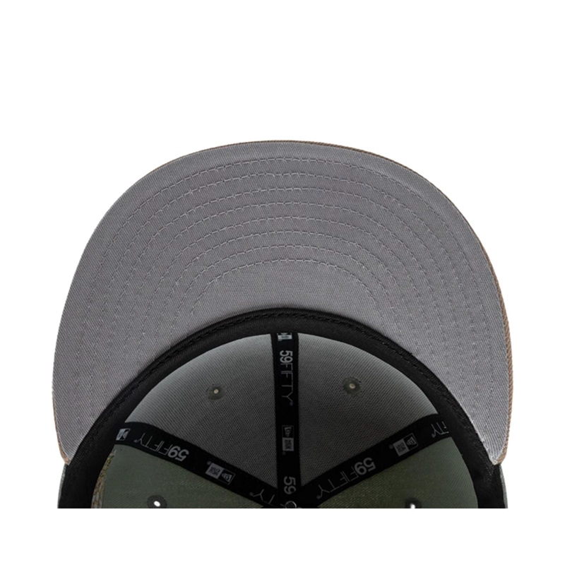 GORRA 59FIFTY CHICAGO WHITE SOX MLB GREEN CAMEL - 6