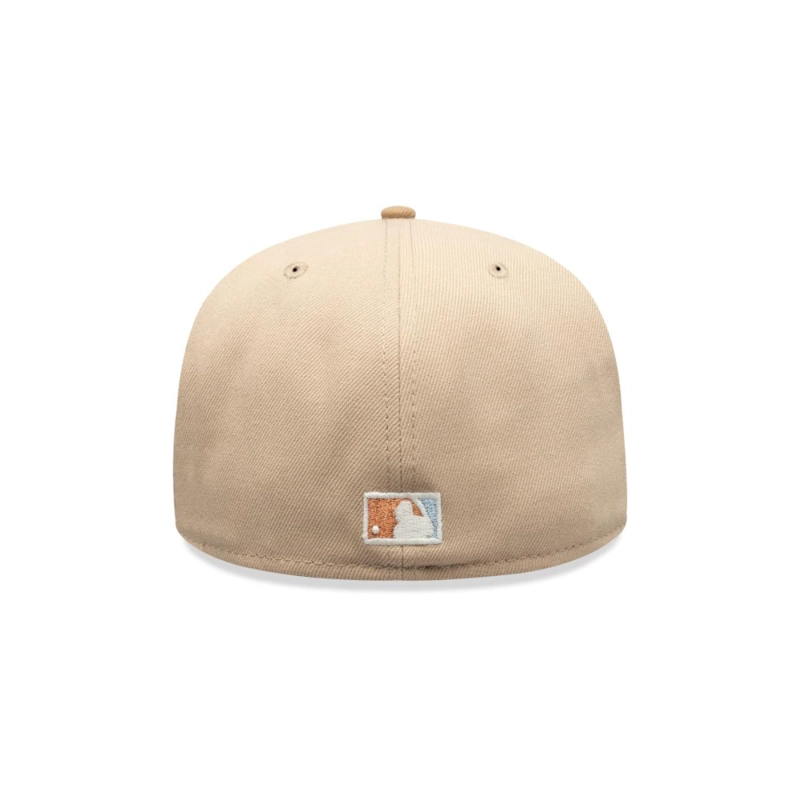 GORRA 59FIFTY CHICAGO WHITE SOX PINK KHAKI BEIGE - 5