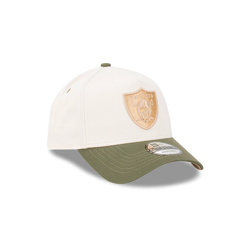 GORRA 9FORTY LAS VEGAS RAIDERS WINECORK OLIVE BEIGE - 3