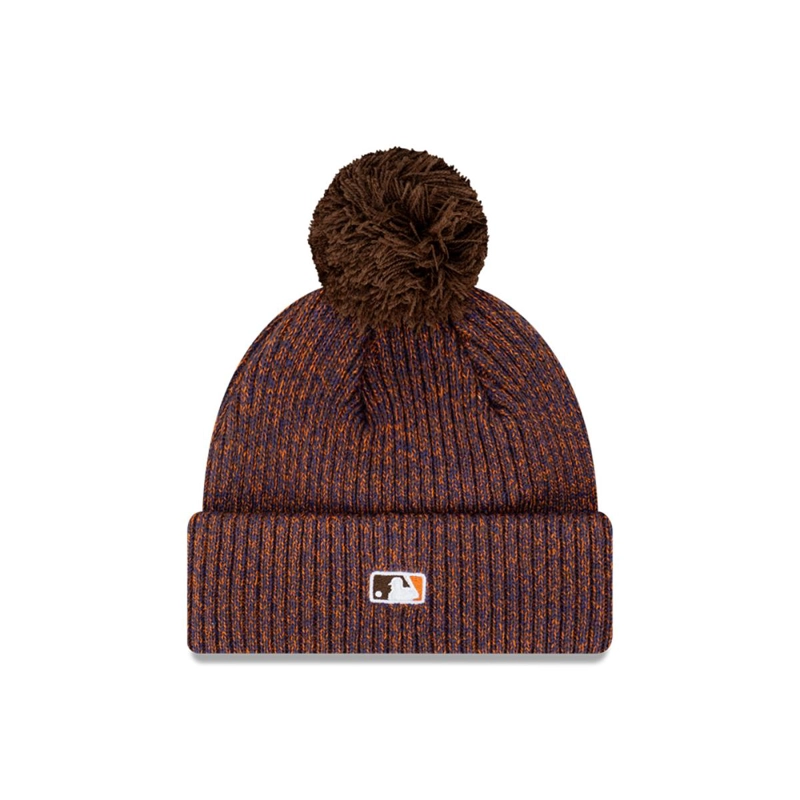 BEANIE LOS ANGELES DODGERS SEASONAL SPECKLE BROWN - 2