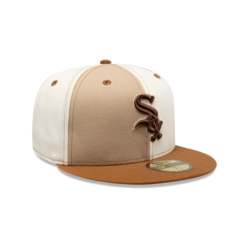 GORRA 59FIFTY CHICAGO WHITE SOX MLB PANCAKES BEIGE - 2