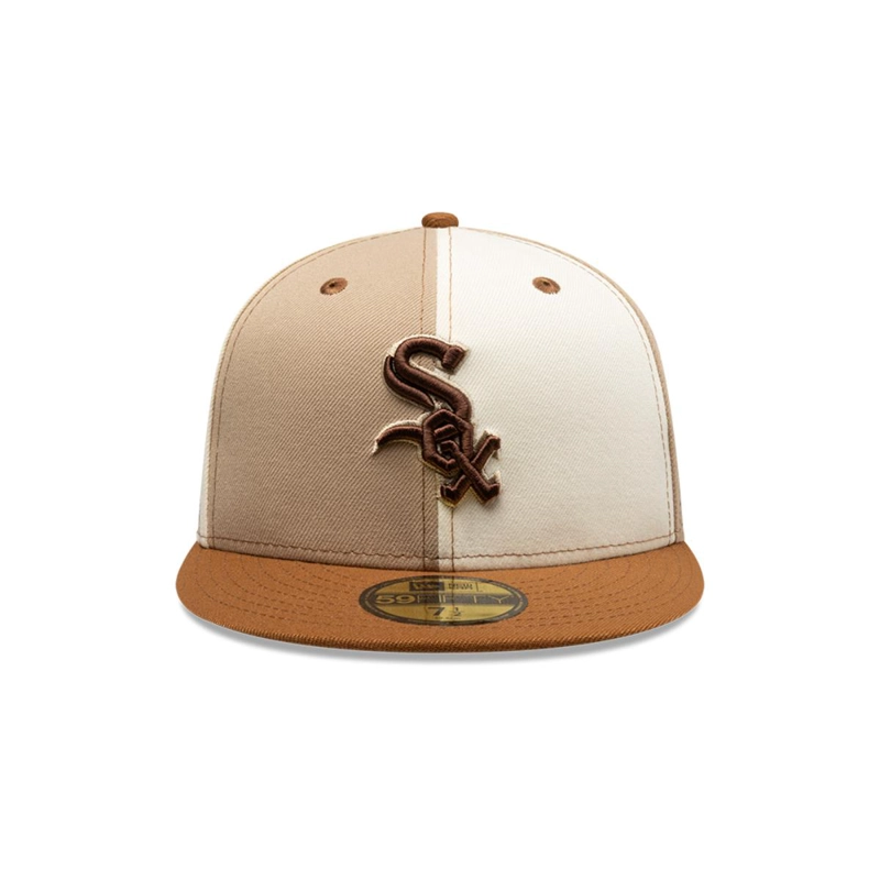 GORRA 59FIFTY CHICAGO WHITE SOX MLB PANCAKES BEIGE - 3