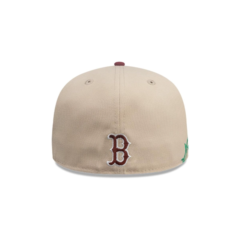 GORRA 59FIFTY BOSTON RED SOX MLB CITY ELEMENTS BEIGE - 4