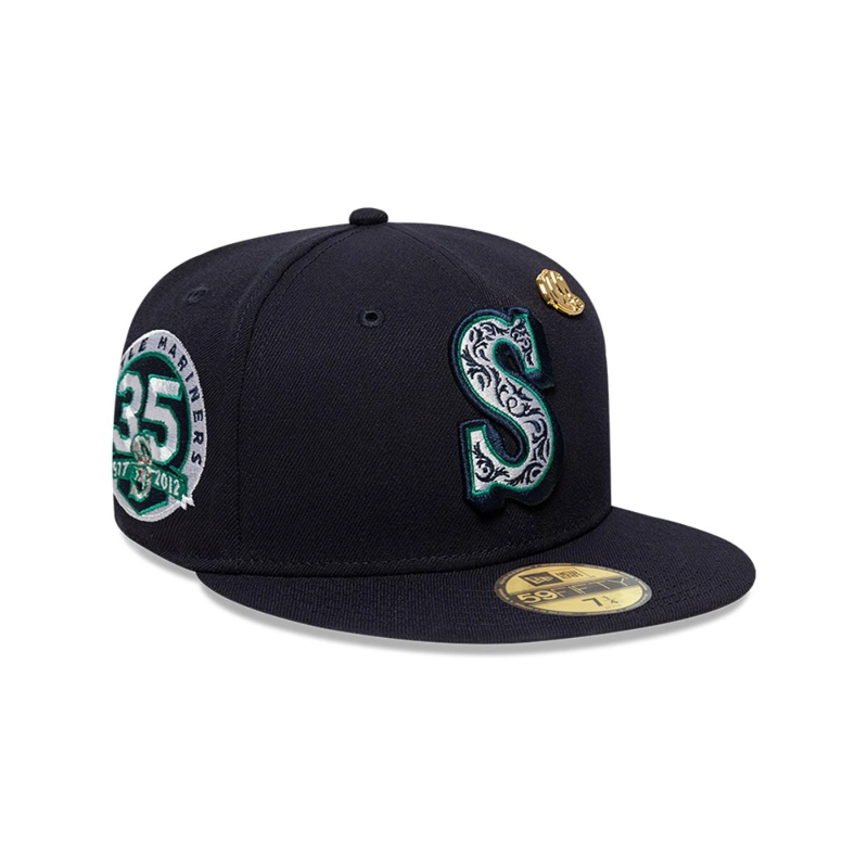 GORRA 59FIFTY SEATTLE MARINERS COOPS SEASONAL NAVY - 1