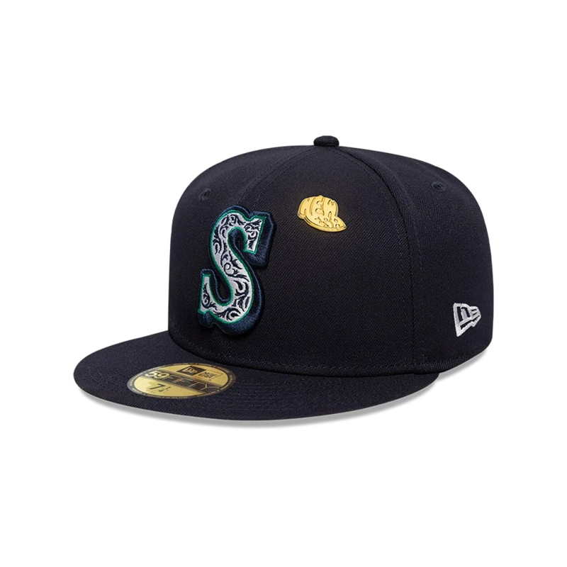 GORRA 59FIFTY SEATTLE MARINERS COOPS SEASONAL NAVY - 2