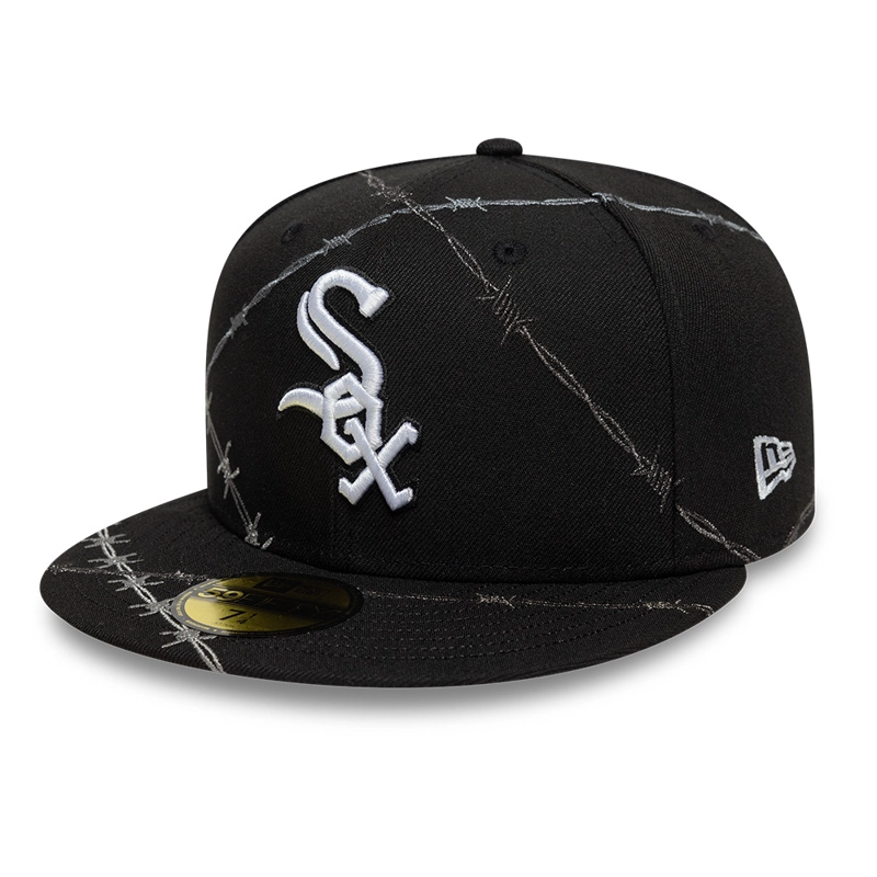 GORRA NEW ERA 59FIFTY CHICAGO WHITE SOX WIRE NEGRO - 1