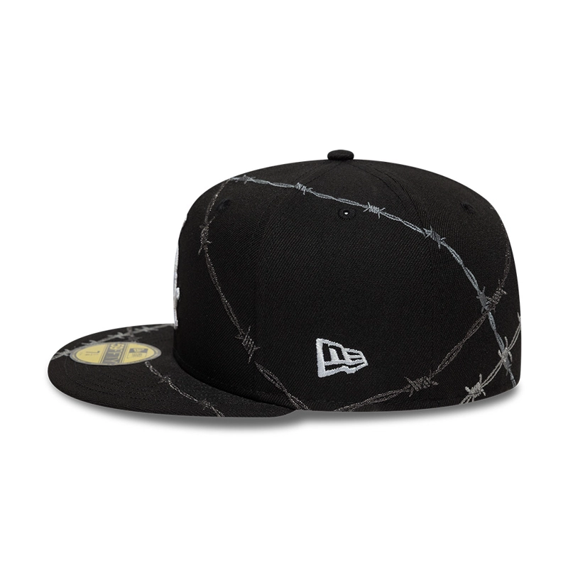 GORRA NEW ERA 59FIFTY CHICAGO WHITE SOX WIRE NEGRO - 4