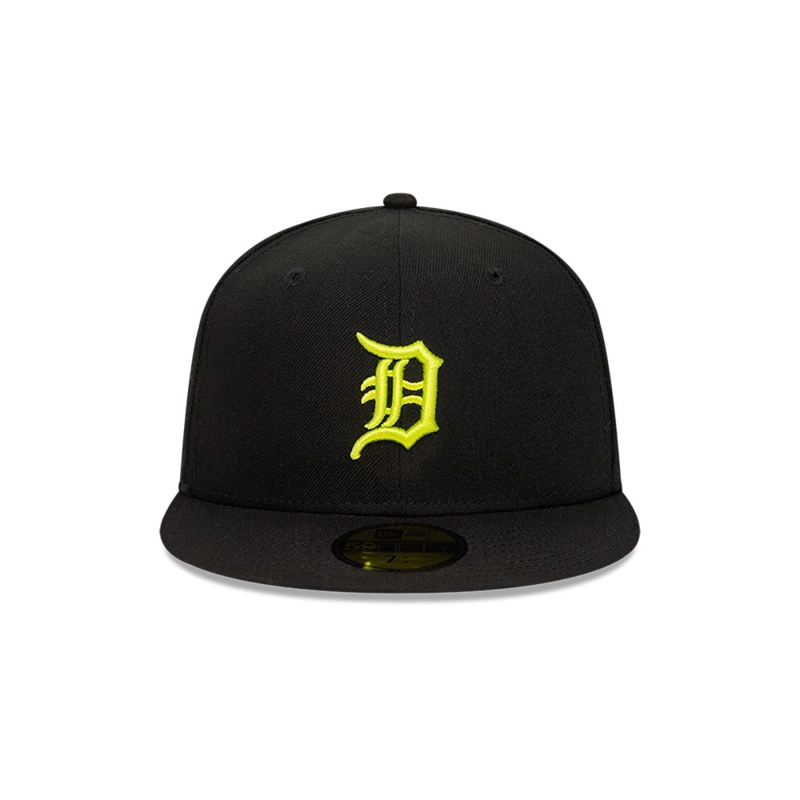 GORRA 59FIFTY DETROIT TIGERS NEON Z PACK BLACK - 4