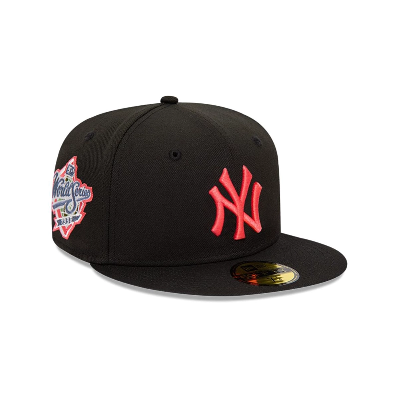 GORRA 59FIFTY NEW YORK YANKEES NEON Z PACK BLACK - 1