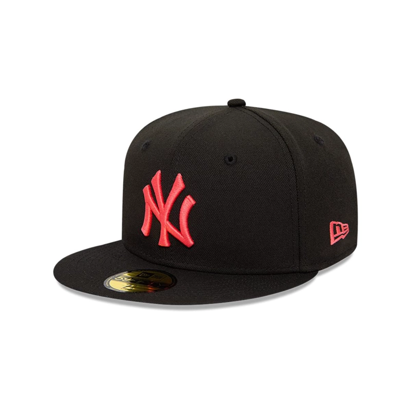 GORRA 59FIFTY NEW YORK YANKEES NEON Z PACK BLACK - 2