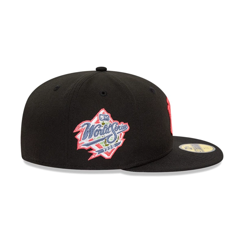 GORRA 59FIFTY NEW YORK YANKEES NEON Z PACK BLACK - 4