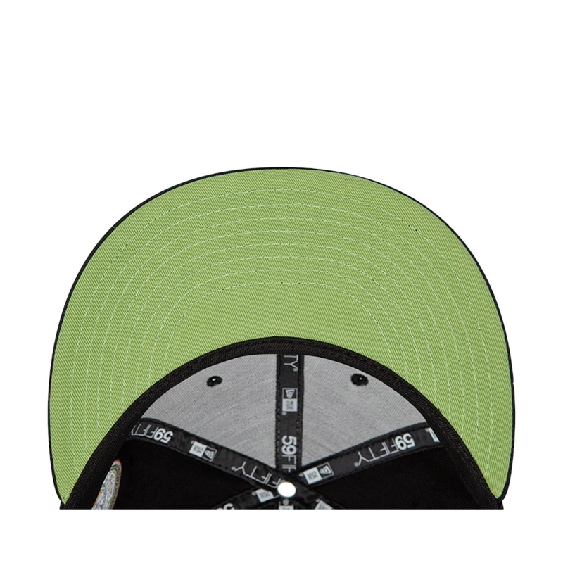 GORRA 59FIFTY CHICAGO CUBS NEON Z PACK BLACK - 5